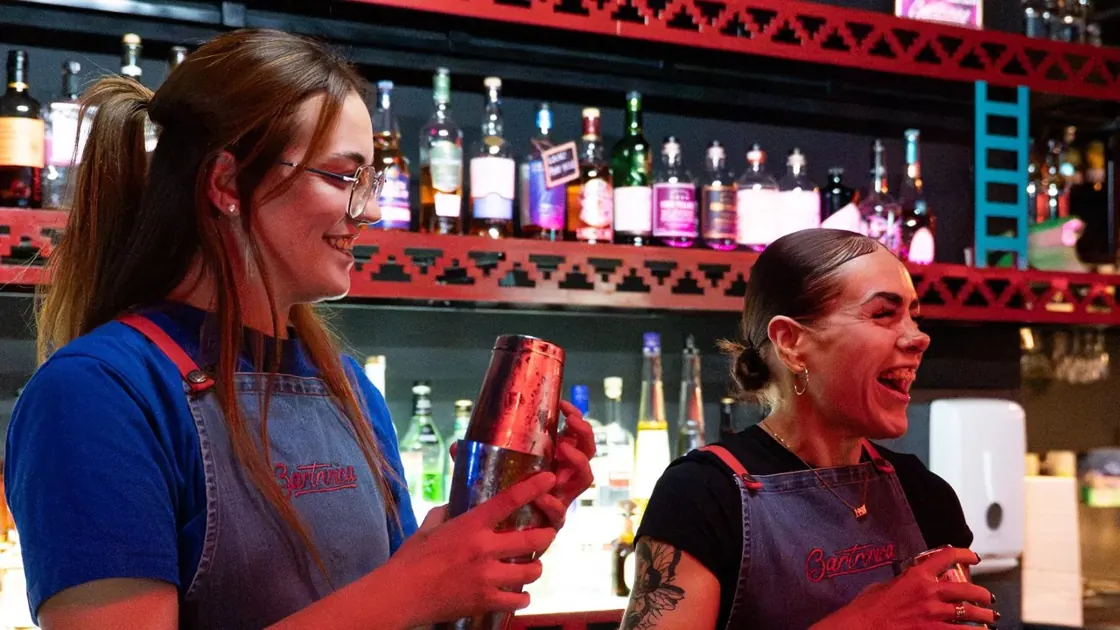Bartronica — behind the bar
