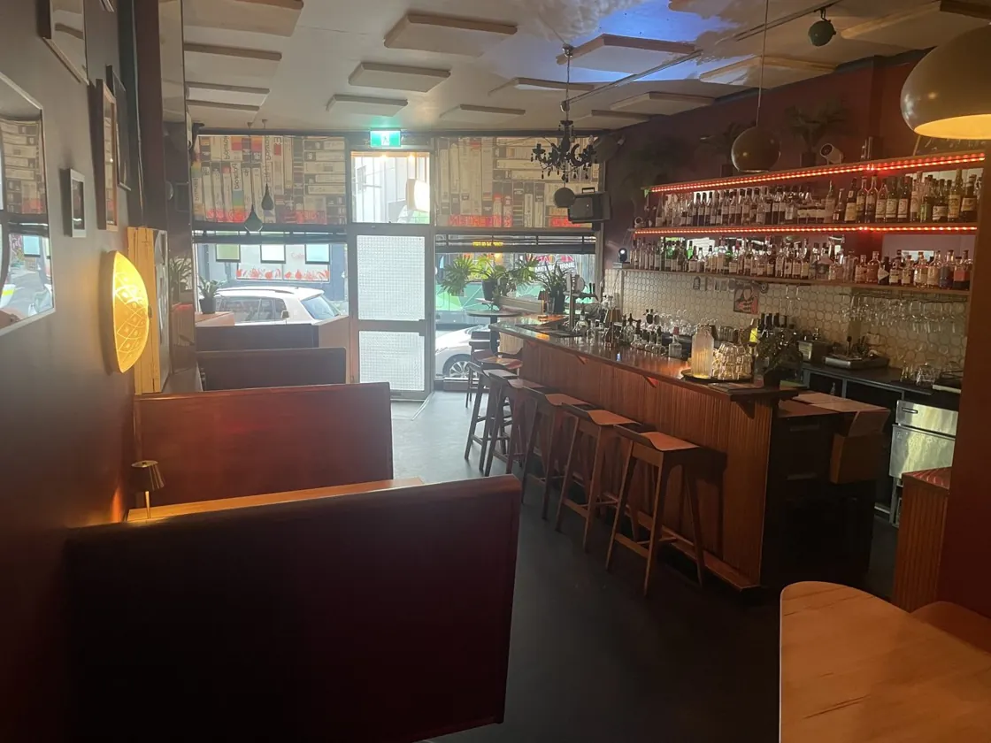 Champagne Video — bar interior