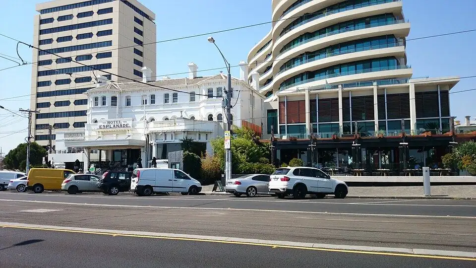The Esplanade Hotel on The Esplanade, St Kilda