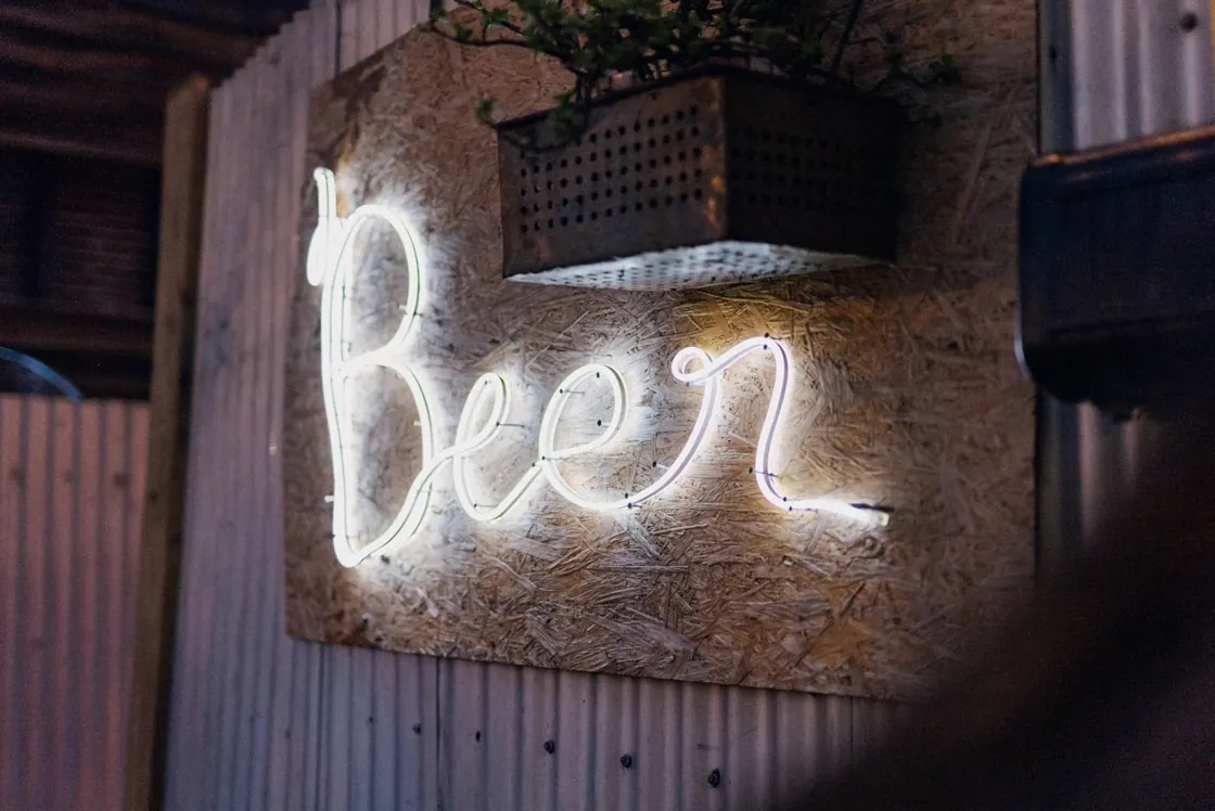 Handle Bar — beer garden sign