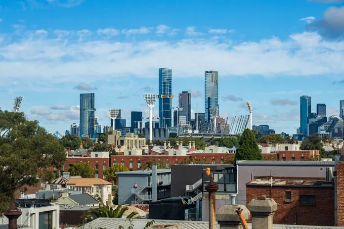 Mt View Hotel — city skyline from the rooftop