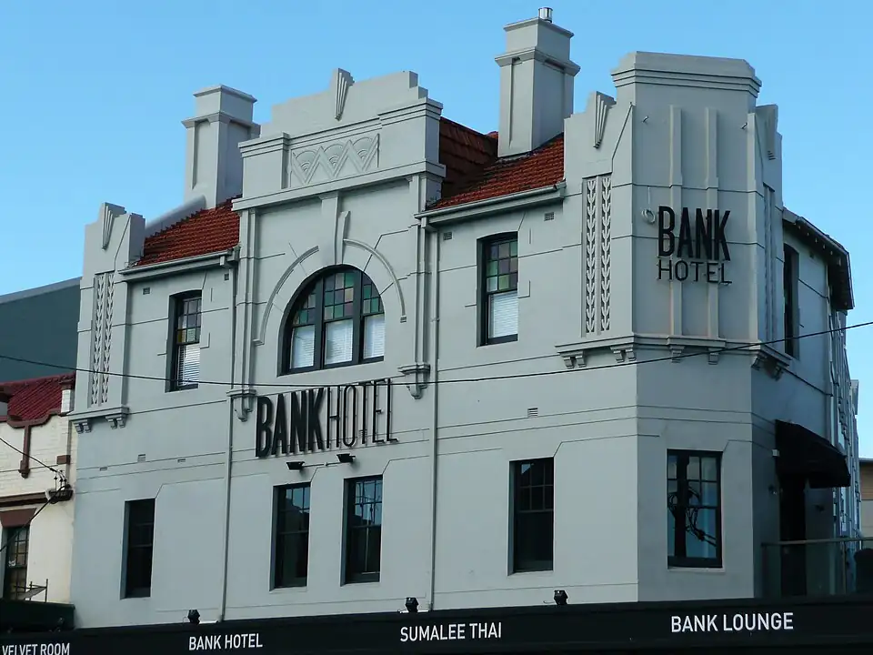 The Bank Hotel on King Street, Newtown