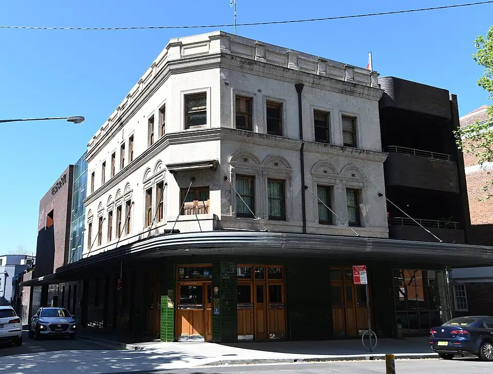 The Beresford Hotel on Bourke Street