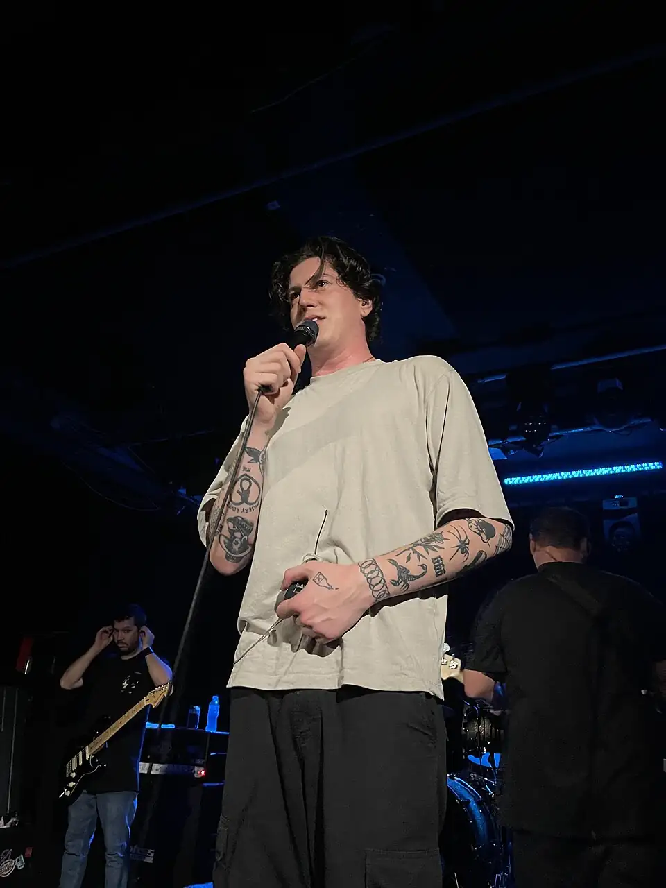 John Floreani of Trophy Eyes on stage at Oxford Art Factory, April 2022