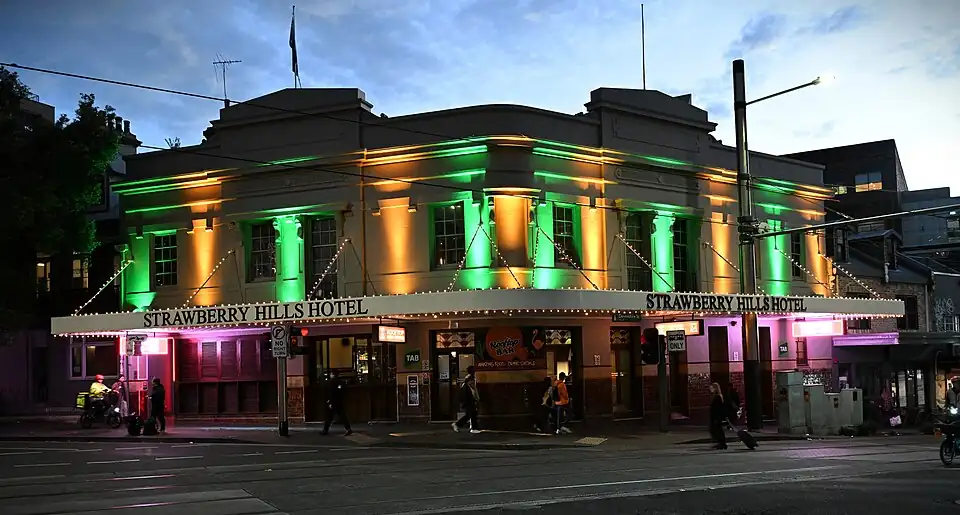 The Strawberry Hills Hotel on Elizabeth Street, Surry Hills